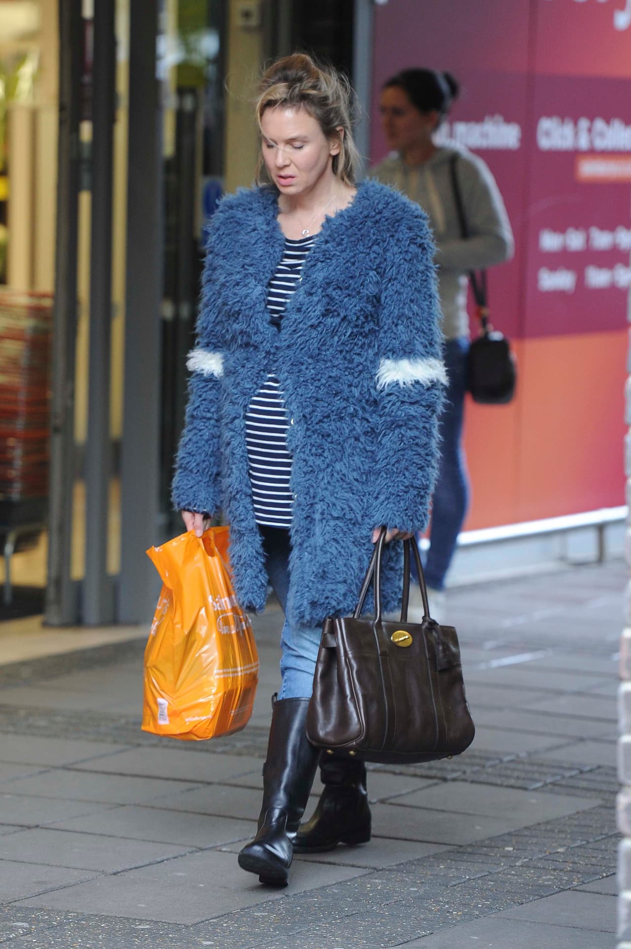 Nos sorprendimos al ver su barriguita.