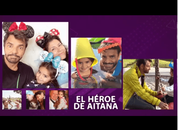 Mostró una colección de fotografias de
<b> Eugenio </b>y
<b> Aitana</b>.