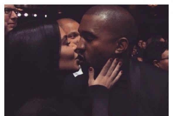 Las fotos más románticas de Kim y Kanye en la red.