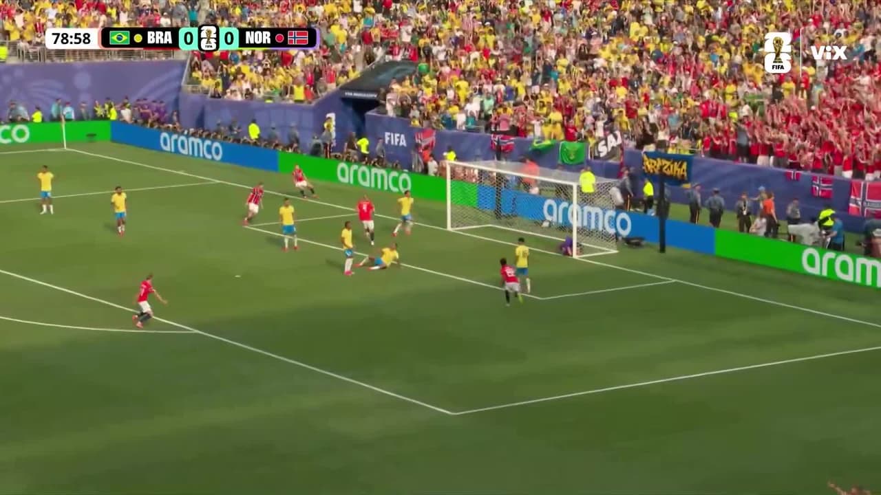 ¡Haaland rompe el cero y pone en ventaja a Noruega!