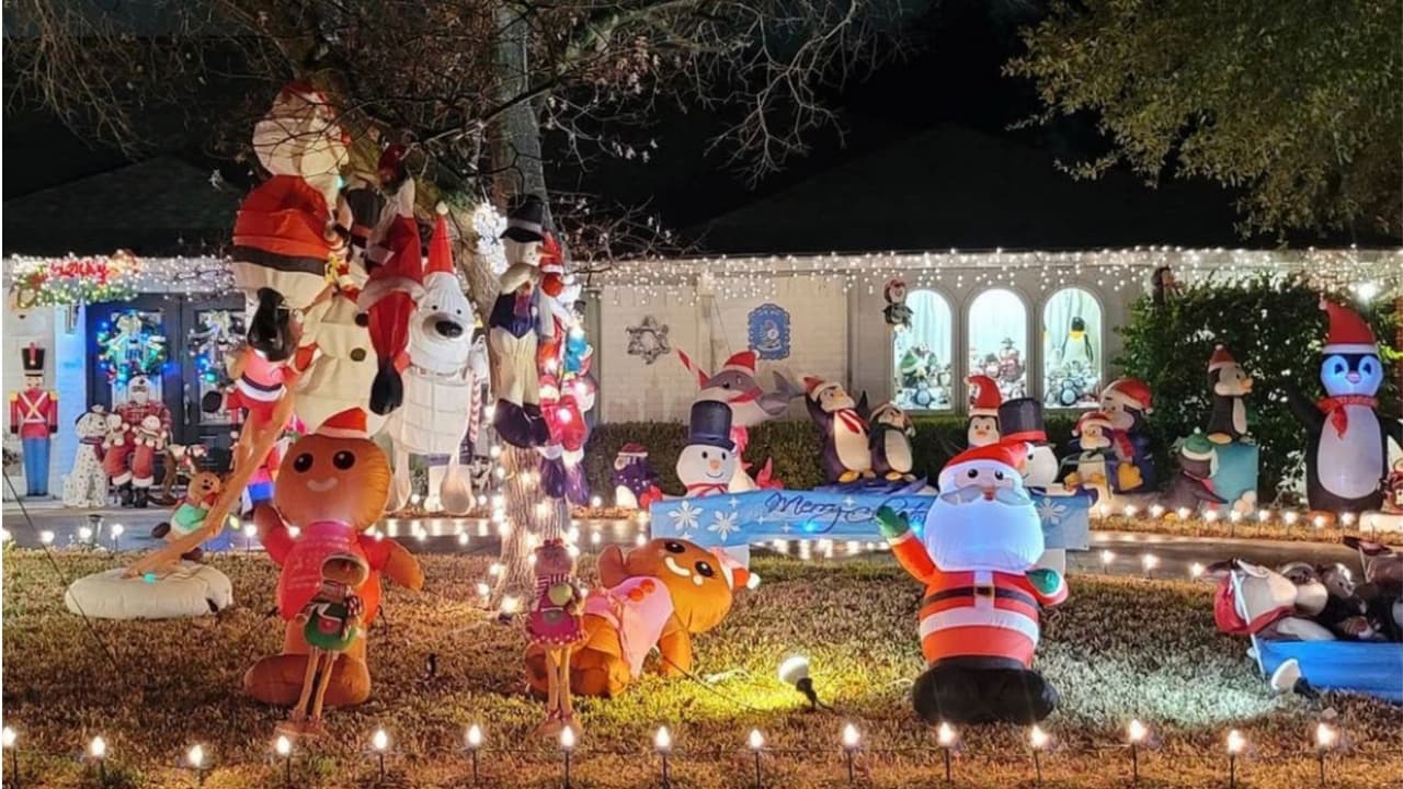 Son 200 vecinos de Interlochen los que se esmeran para hacer más atractivas sus casas con alumbrados navideños, que llegar a atraer a miles de personas de todo Dallas.