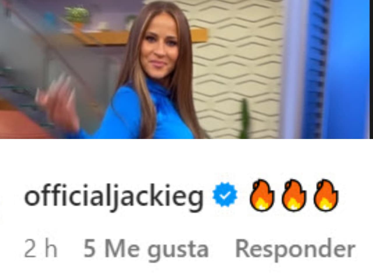 Más allá de esos señalamientos, muchos seguidores de la boricua aplaudieron su foto. Por ejemplo, Jackie Guerrido fue una de las famosas que reaccionaron a ella y le dejó unos emoticonos de la llama de fuego ante la candente imagen. 
<br>