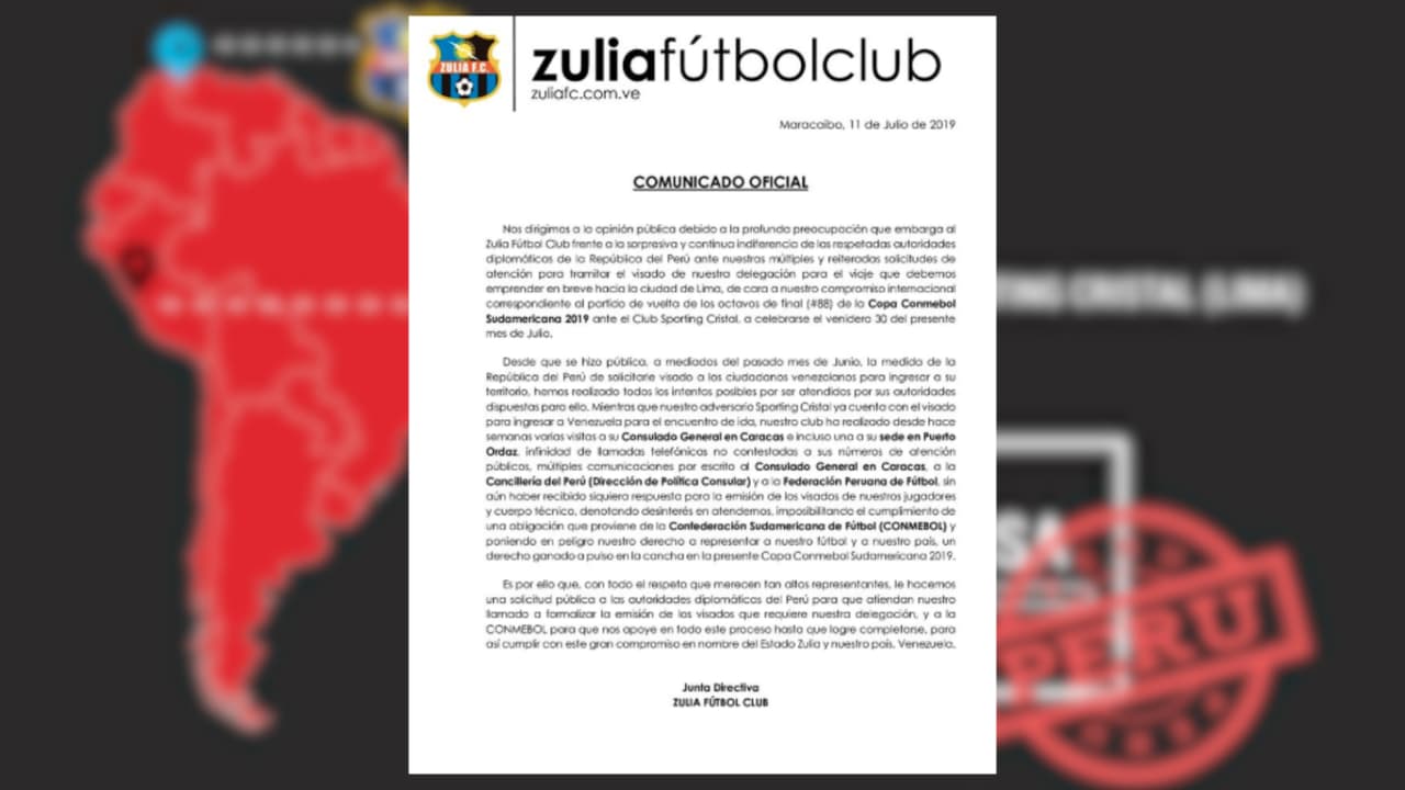 Zulia de Venezuela: Autoridades peruanas nos niegan visas para Perú