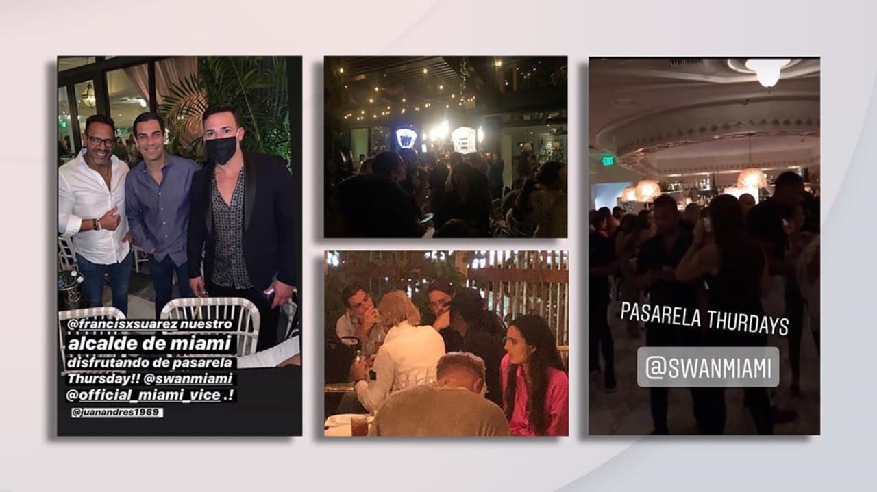 "Desafortunadamente me tomé la foto y no tenía máscara ni distancia social, Es importante que yo sea el ejemplo de lo que quiero enforzar e implementar", dijo Francis Suárez
<br>