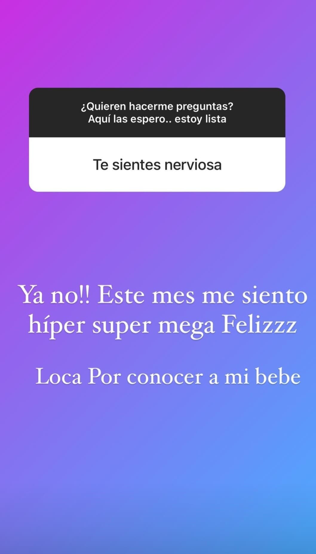 Francisca ha confesado en diversas ocasiones que uno de sus grandes sueños era convertirse en mamá, por lo que no es para menos que se siente más que feliz que nunca con la próxima llegada de su primogénito.