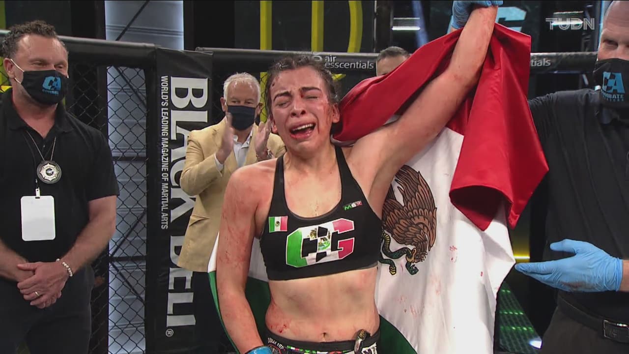 Combate Global: Nicole Geraldo debutó con el pie derecho