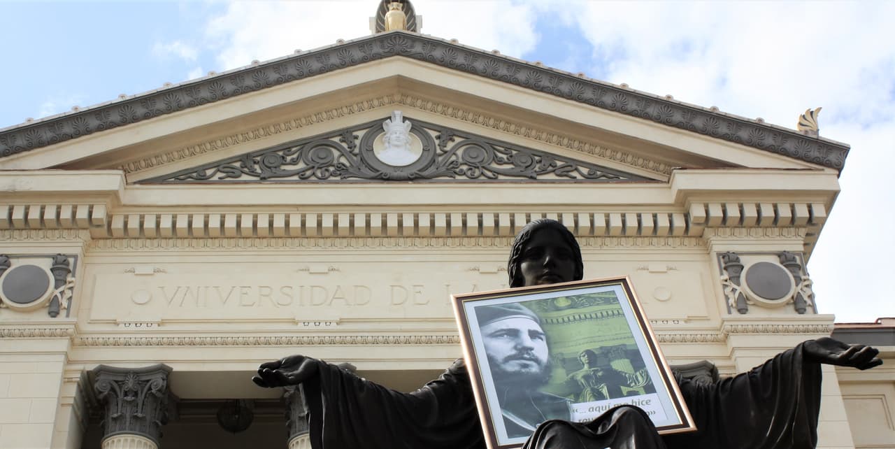 Fidel Castro estudió en la facultad de Derecho de La Habana.