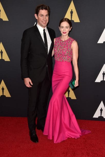 Emily Blunt y su esposo John Krasinski.