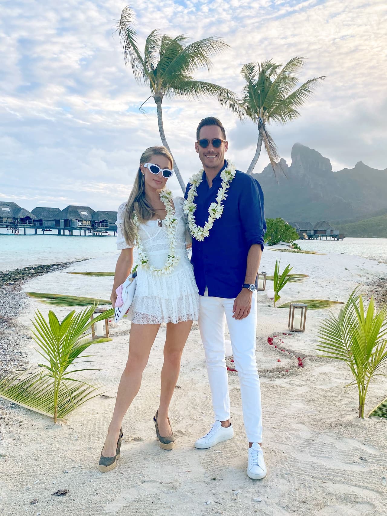 Hilton narró todas las aventuras que vivieron juntos: se subieron al esquí acuático, nadaron con tiburones, tortugas "y toda la hermosa vida marina". También hicieron wakeboard, jet ski y nadaron en las aguas turquesas.