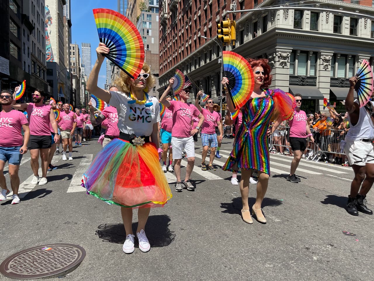 Este domingo se celebró la edición 53 del Desfile del Orgullo LGBT+ en Nueva York.