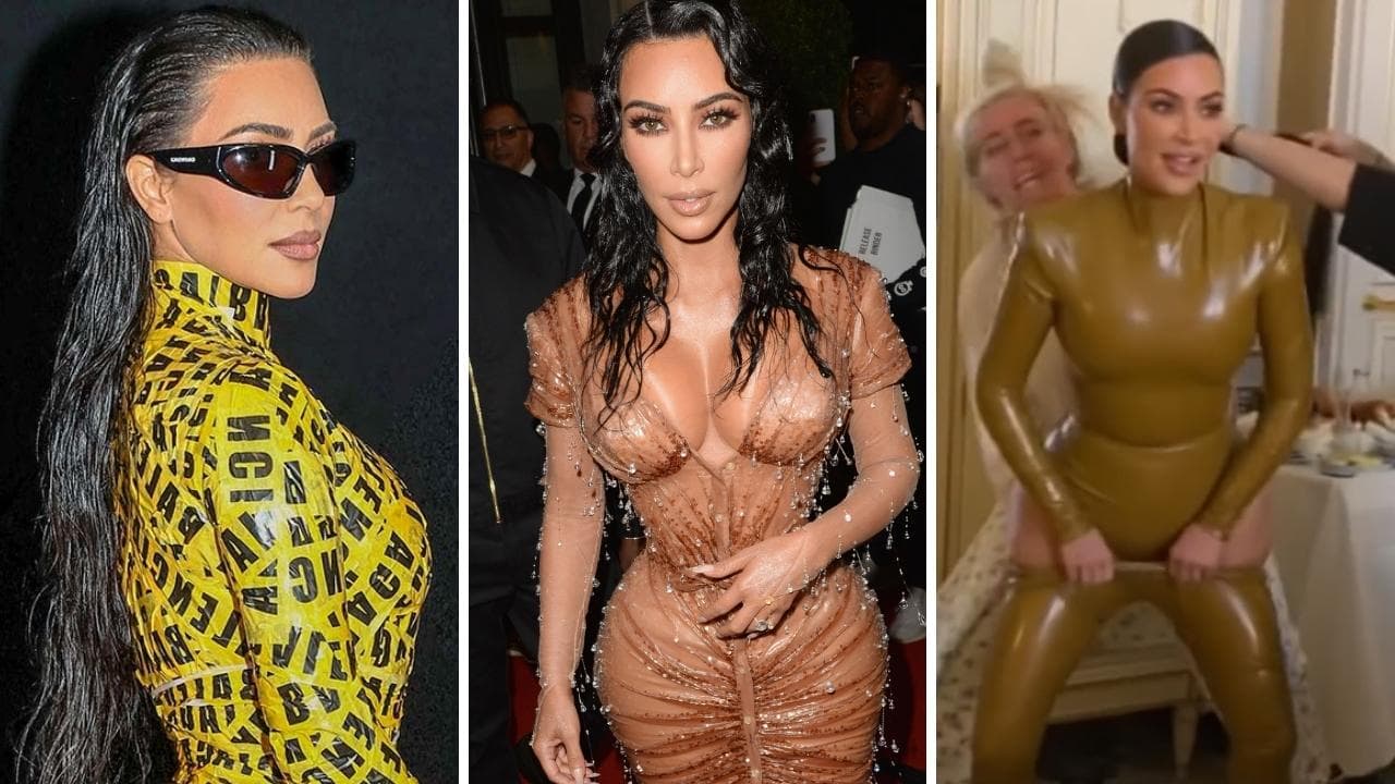 Los looks de Kim Kardashian son tan incómodos como extravagantes y sensuales: ¿los usarías?