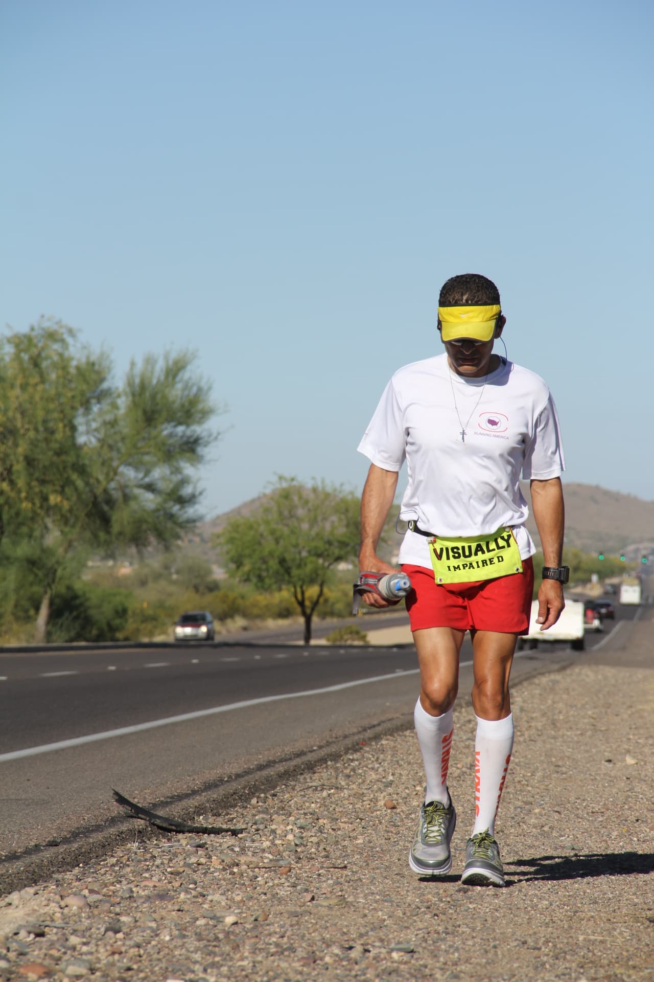 Antes de iniciar esta aventura de costa a costa, Jason Romero estuvo entrenando por más de un año y medio.