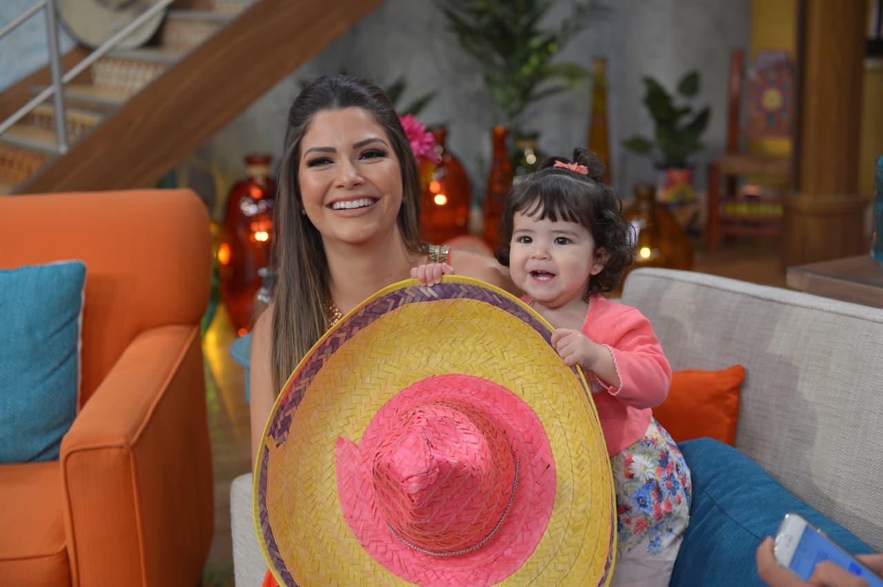 Las cámaras adoran a Giulietta, que estaba feliz en la otra casita de su mamá.