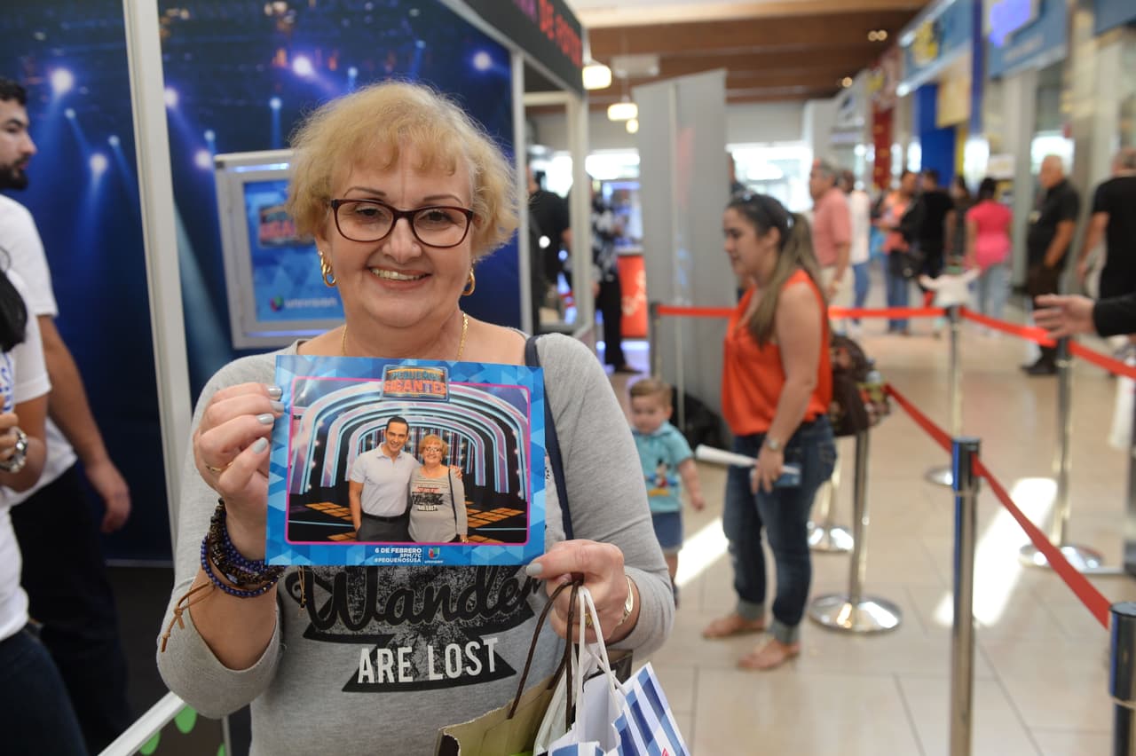 En el Carnaval los fans pudieron fotografiarse como si estuvieran en el estudio de Pequeños Gigantes USA.