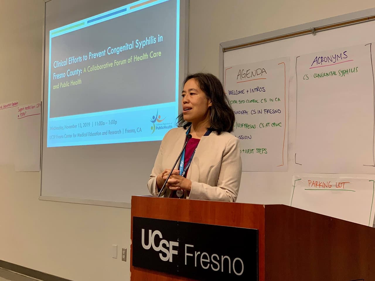 Dra. Serena Yang, Jefa de Pediatría de UCSF