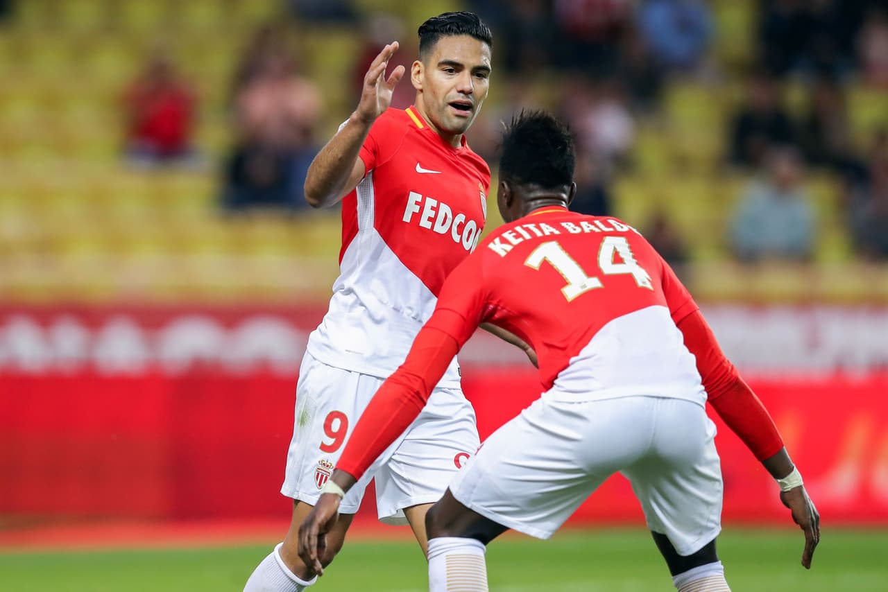 13: El colombiano Falcao García, con 14 goles, lidera el ataque del Mónaco, que junto a Guido Carrillo (4) y Keita Balde (3) completa 21 tantos esta temporada.
