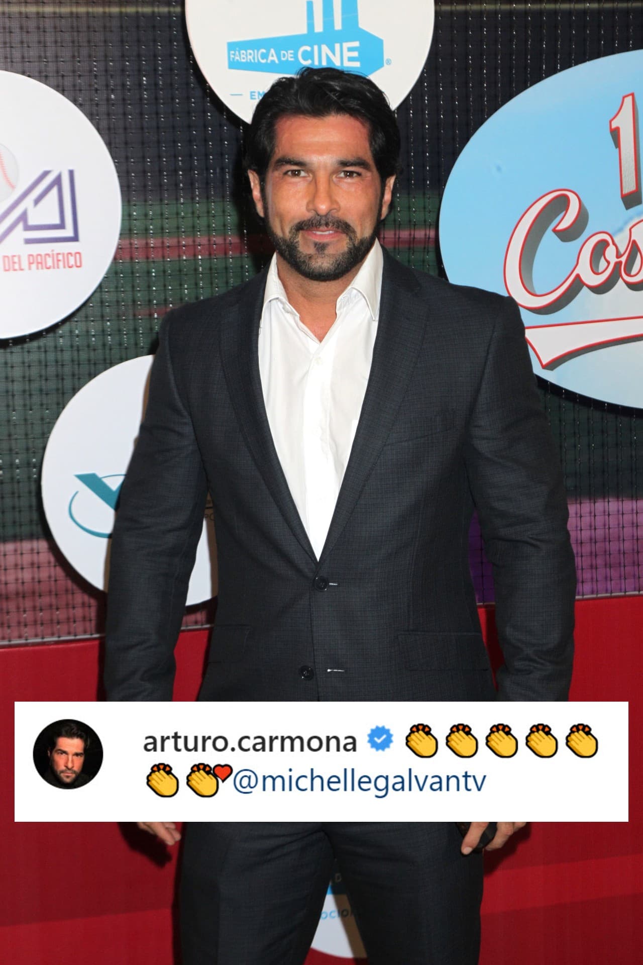 <b>Arturo Carmona</b> se unió a las felicitaciones con una serie de emoticonos de aplausos.