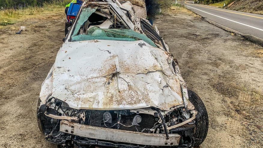 Fuerte accidente automovilístico deja a conductor herido; iba a más de 55 mph