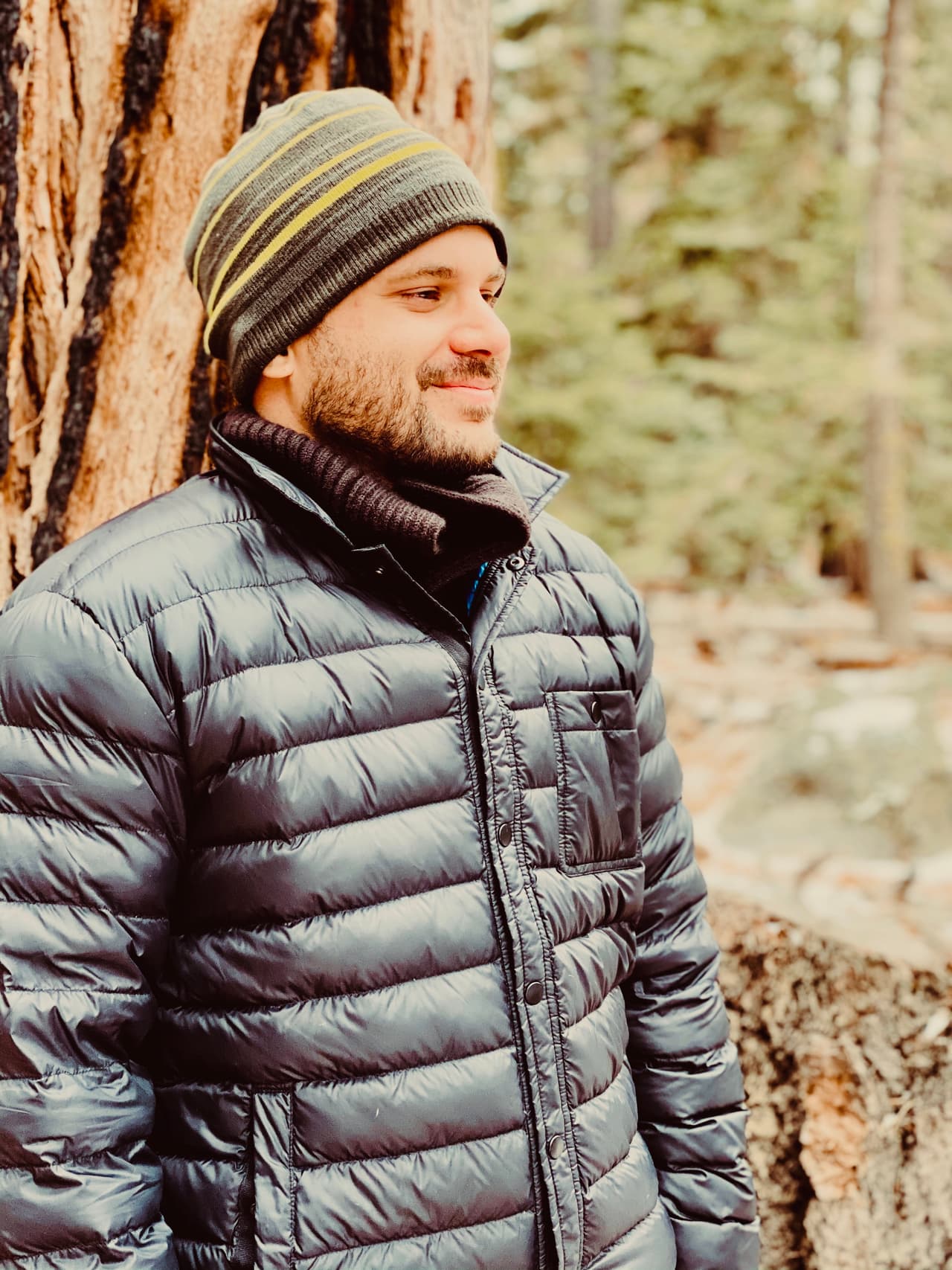 Julio Poletti, reportero de Noticias Univision 14, disfruta de la naturaleza en Lake Tahoe, un lago que está en dos estados a la vez, entre Nevada y California.