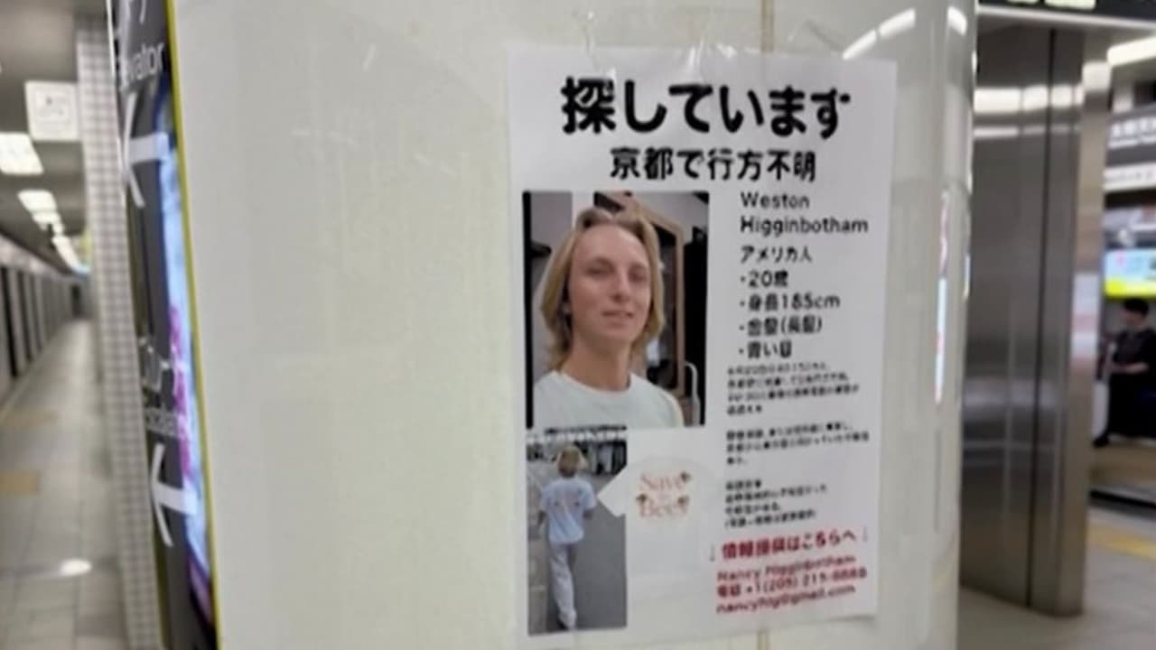 Joven universitario estadounidense cumple una semana desaparecido en Japón
