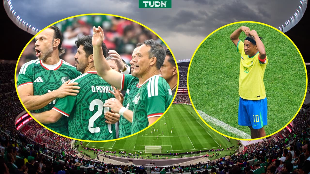 Resumen | ¡Partidazo de Leyendas! México venció a Brasil en el Coloso de Santa Úrsula