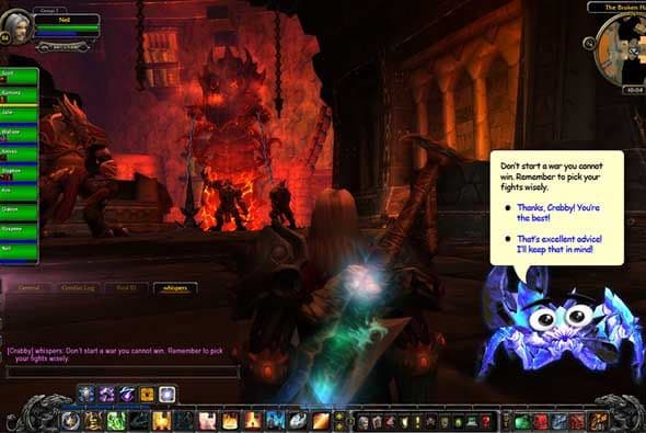 World of Warcraft presenta a Crabby (2011) - Si usaron Microsoft Word en los 90, deben estar familiarizados con el asistente en forma de clip. Si este es el caso, seguro les pareció familiar “Crabby: the Dungeon Helper”. Una copia del asistente de Word para el MMORPG World of Warcraft.