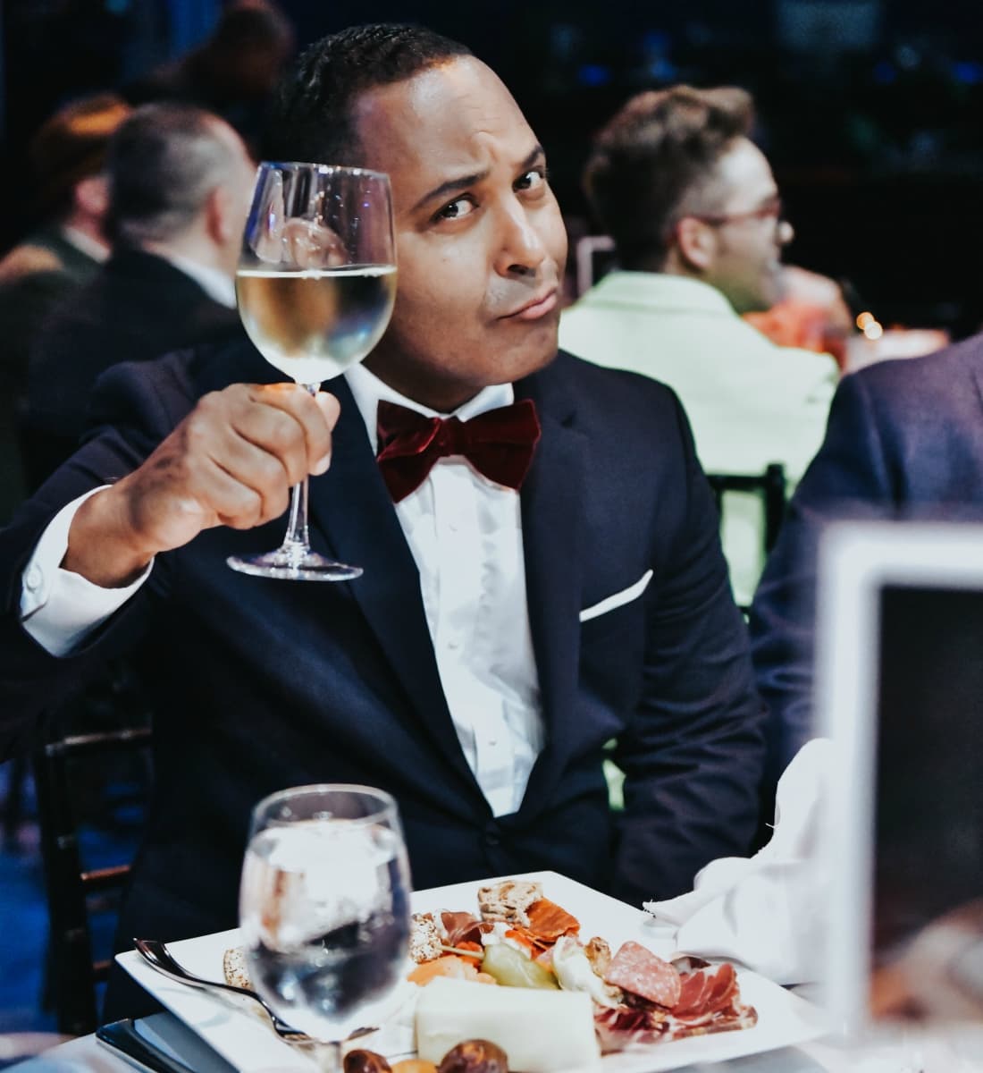 Y Tony Dandrades, como siempre, andaba de un magnífico humor. 
<br>