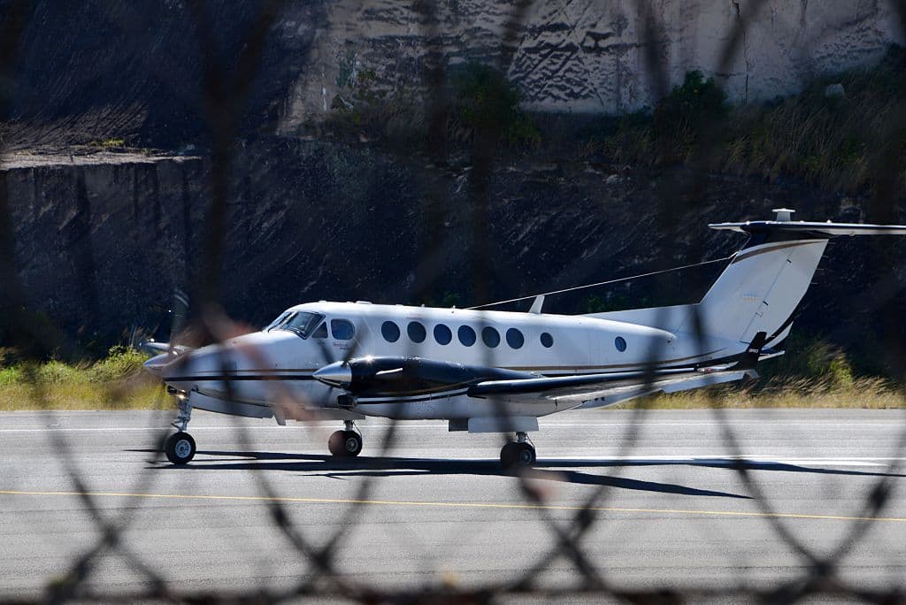 Tráfico aéreo de drogas (Imagen de archivo)