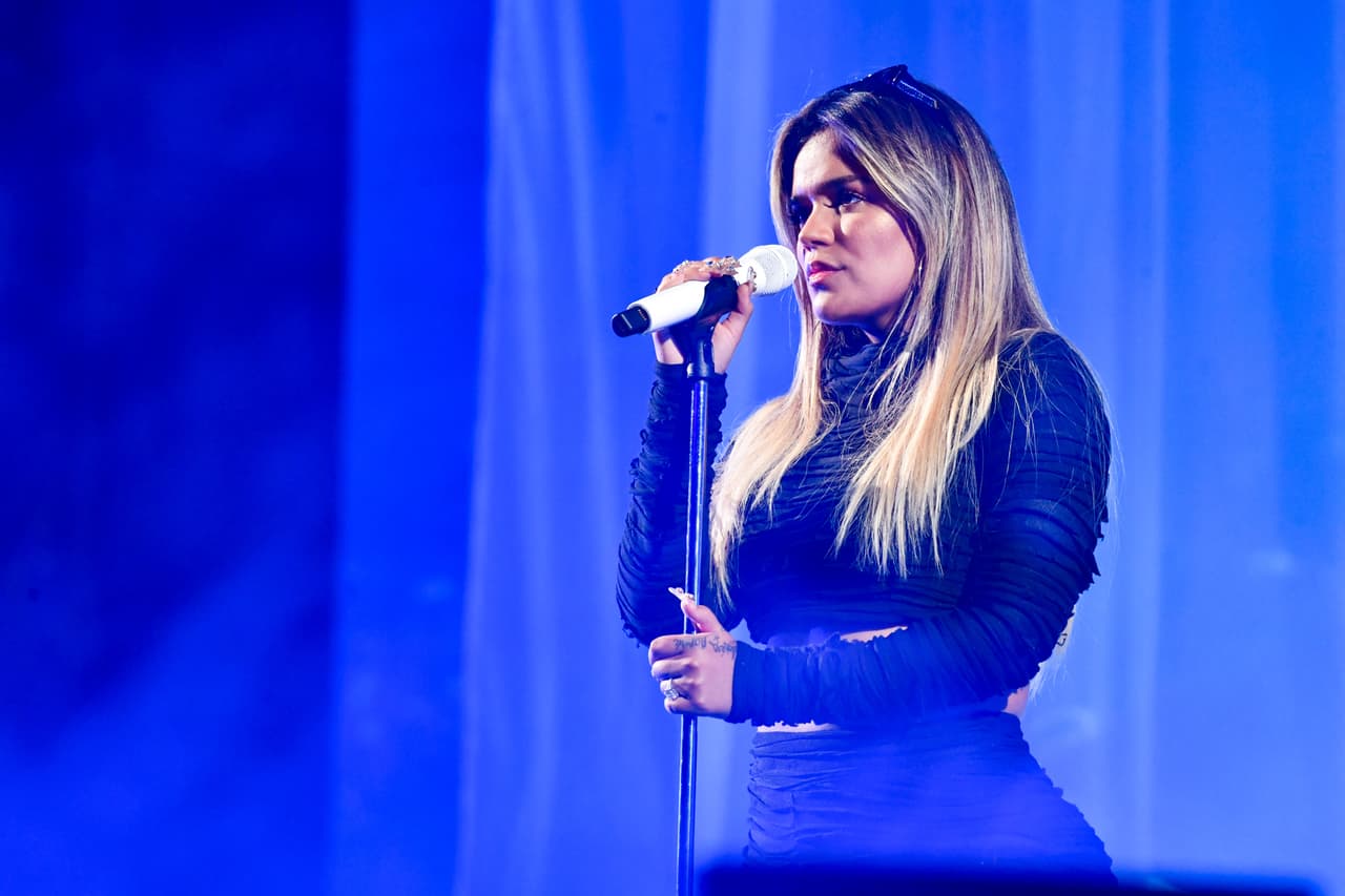 La colombiana puso mucho sentimiento a su interpretación. Está nominada en seis categorías este año.