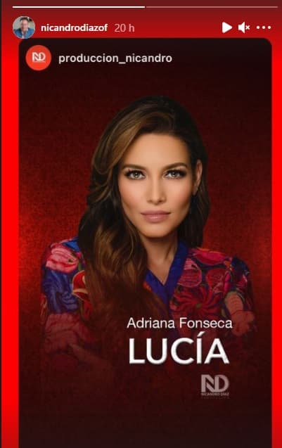 El productor también se mostró contento por la colaboración de la actriz con más de 
<a href="https://www.univision.com/programas/novelas/conoce-la-trayectoria-de-adriana-fonseca-fotos">20 años de trayectoria artística</a> y en su cuenta de Instagram también le dio la bienvenida.