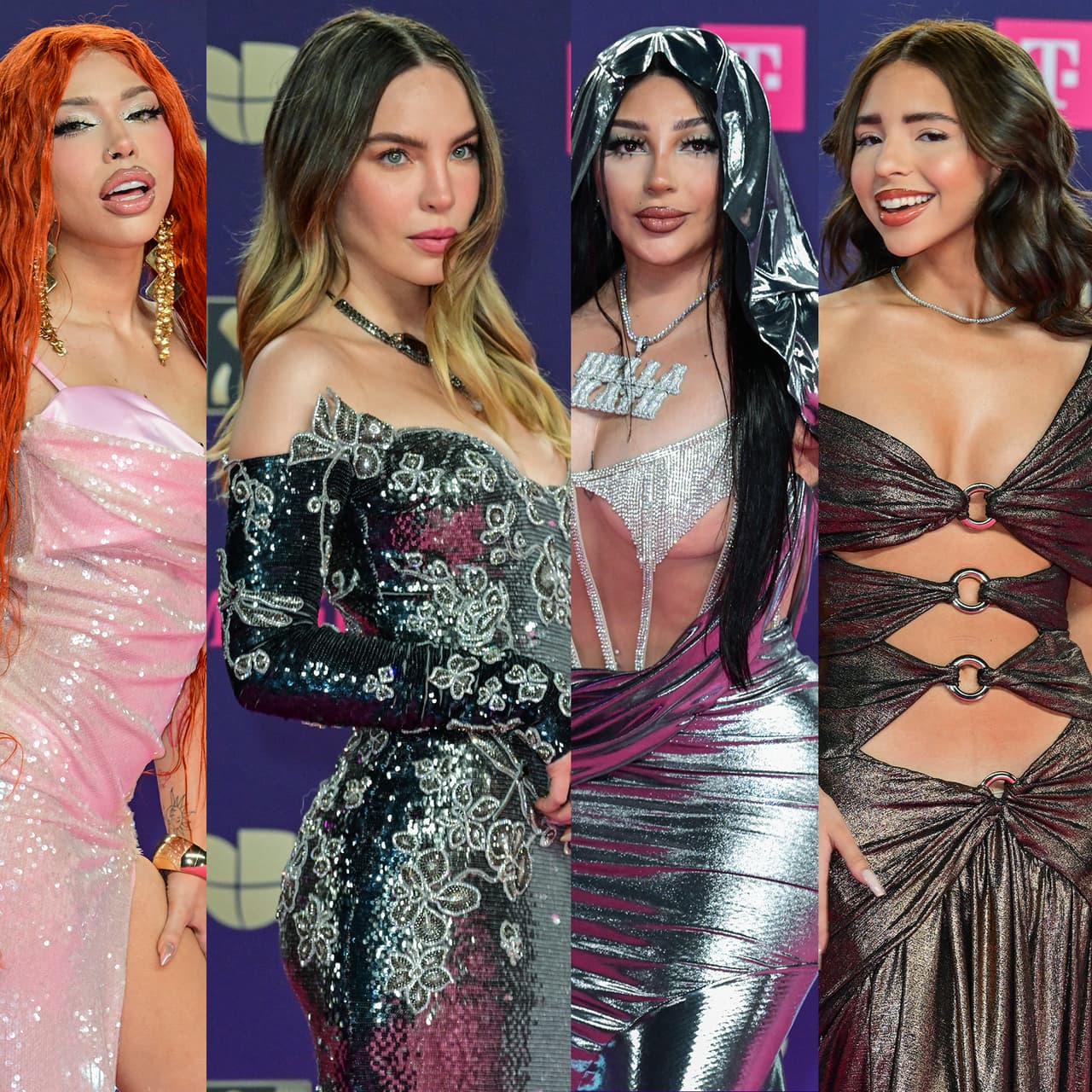 Los espectaculares looks de la alfombra magenta de Premio Lo Nuestro 2025: famosos que derrocharon glamour