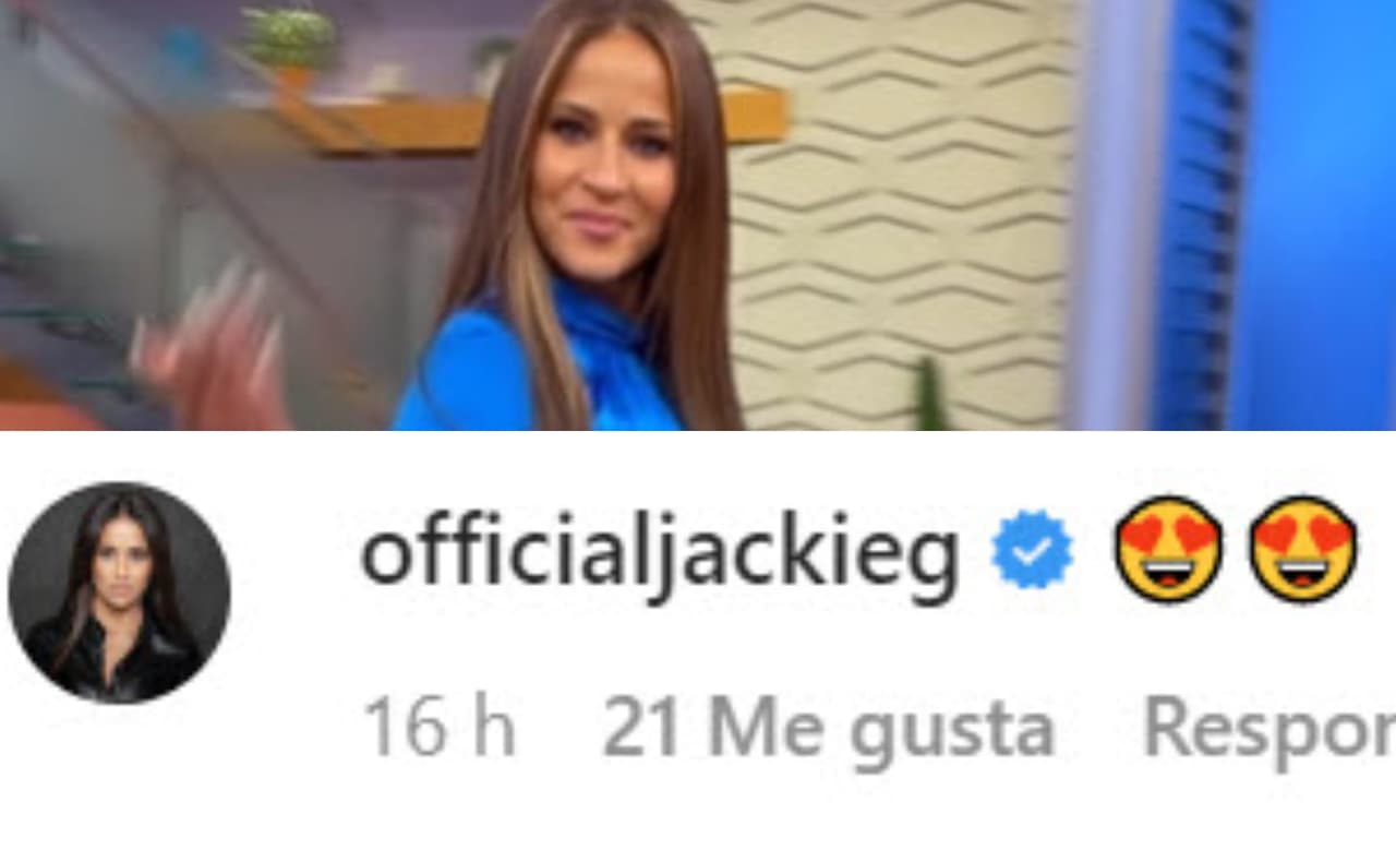 Jackie Guerrido no pudo ocultar su emoción ante lo que se viene para su colega.
