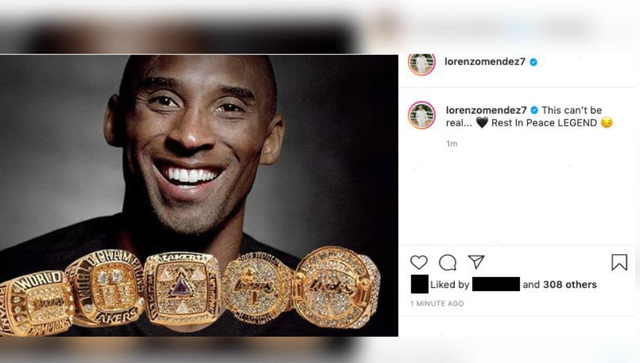 "Esto no puede ser real... 
<b>Descansa en paz, leyenda</b>", escribió este domingo el cantante
<b> Lorenzo Méndez, esposo de la cantautora y empresaria <a href="https://www.univision.com/famosos/lorenzo-no-me-pego-son-cosas-que-pasan-chiquis-rivera-explica-su-ojo-morado-video">Chiquis Rivera </a></b>