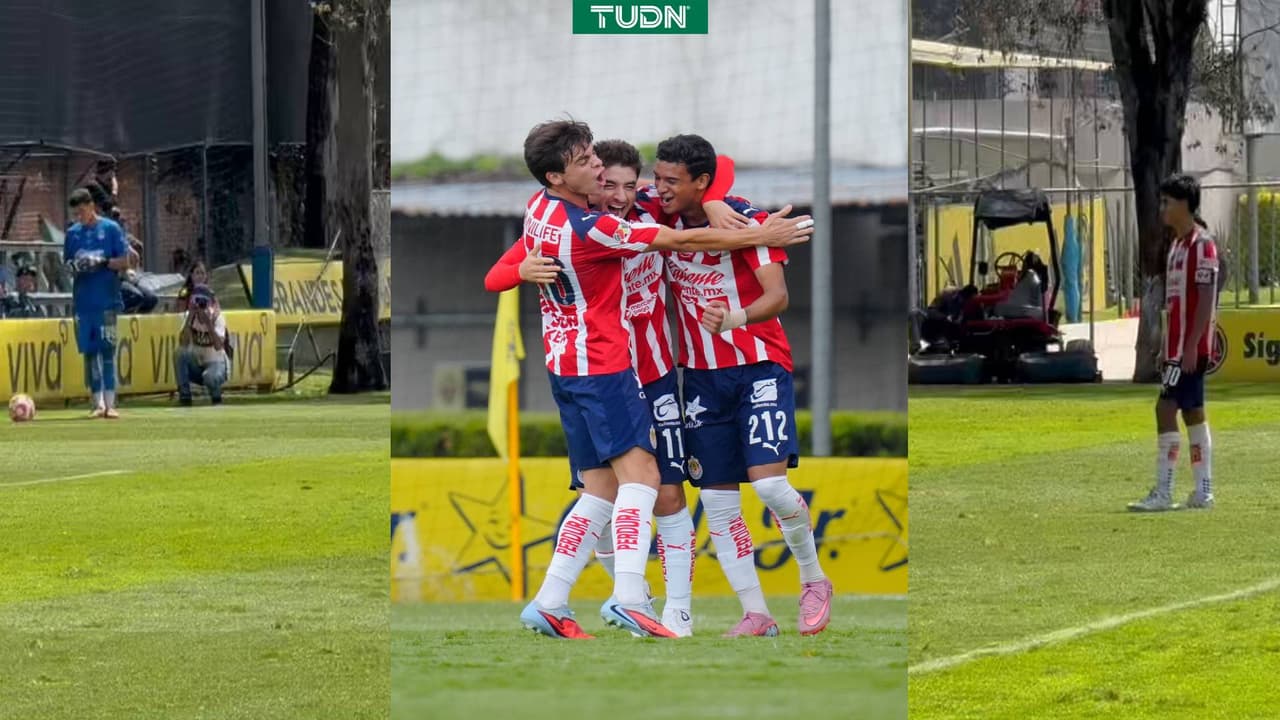 Isaác 'Cone' Brizuela anota en el Clásico ante América en la categoría Sub-21