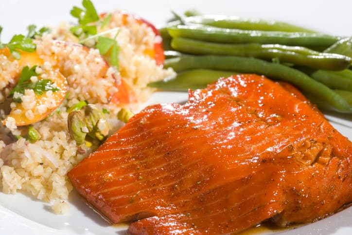 Salmón con cuscús y espárragos | Reto 28