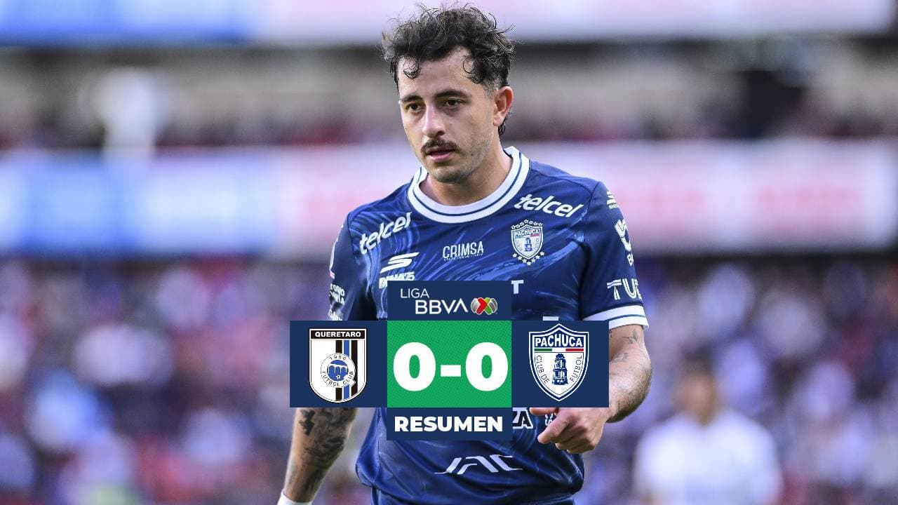 Querétaro y Pachuca reparten puntos en la Jornada 4 de la Liga MX