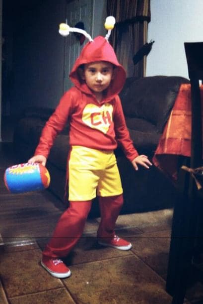 Johann Juarez nos compartió la imagen de este lindo Chapulín Colorado.