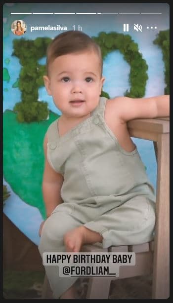 Quien no dejó pasar la oportunidad de enviar una extensa felicitación fue Jomari Goyso, el "tío" del pequeño cumpleañero.