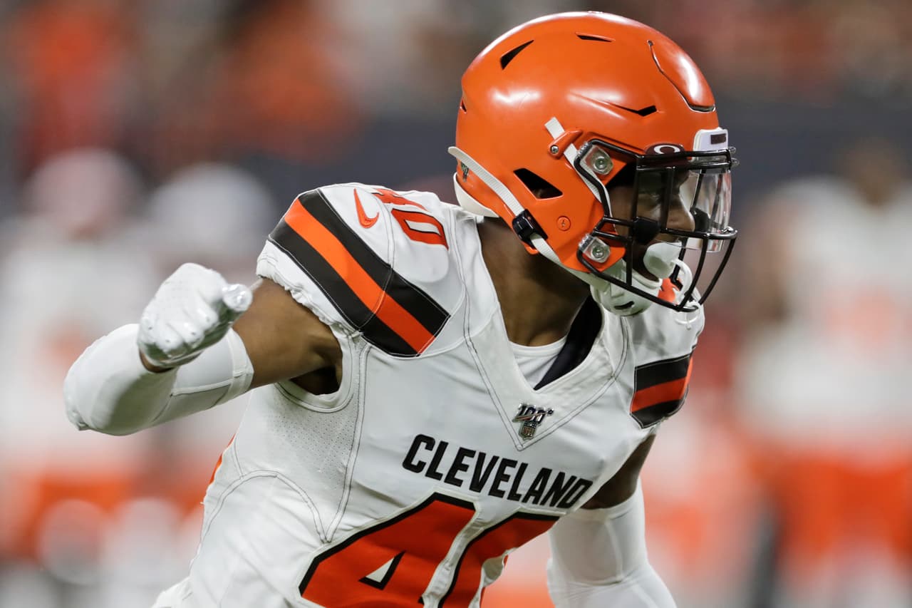 Tigie Sankoh, jugador británico, tuvo oportunidad de formar parte del roster de los 53 jugadores de los Cleveland Browns, pero prefirieron dejarlo en el equipo de prácticas.