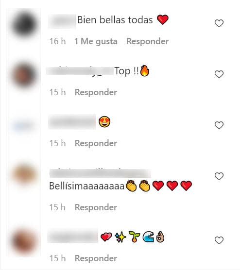 Varios la felicitaron por las fotos en las que se muestra tal como es. 
<br>