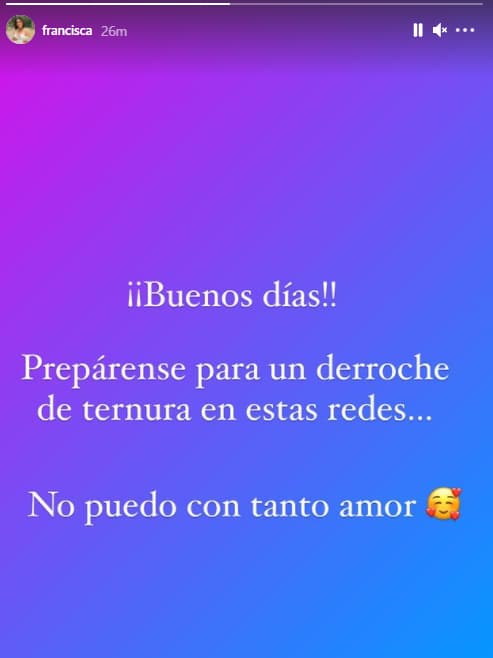 Nuestra presentadora anticipó en sus redes sociales un derroche de ternura, ¡y lo cumplió!