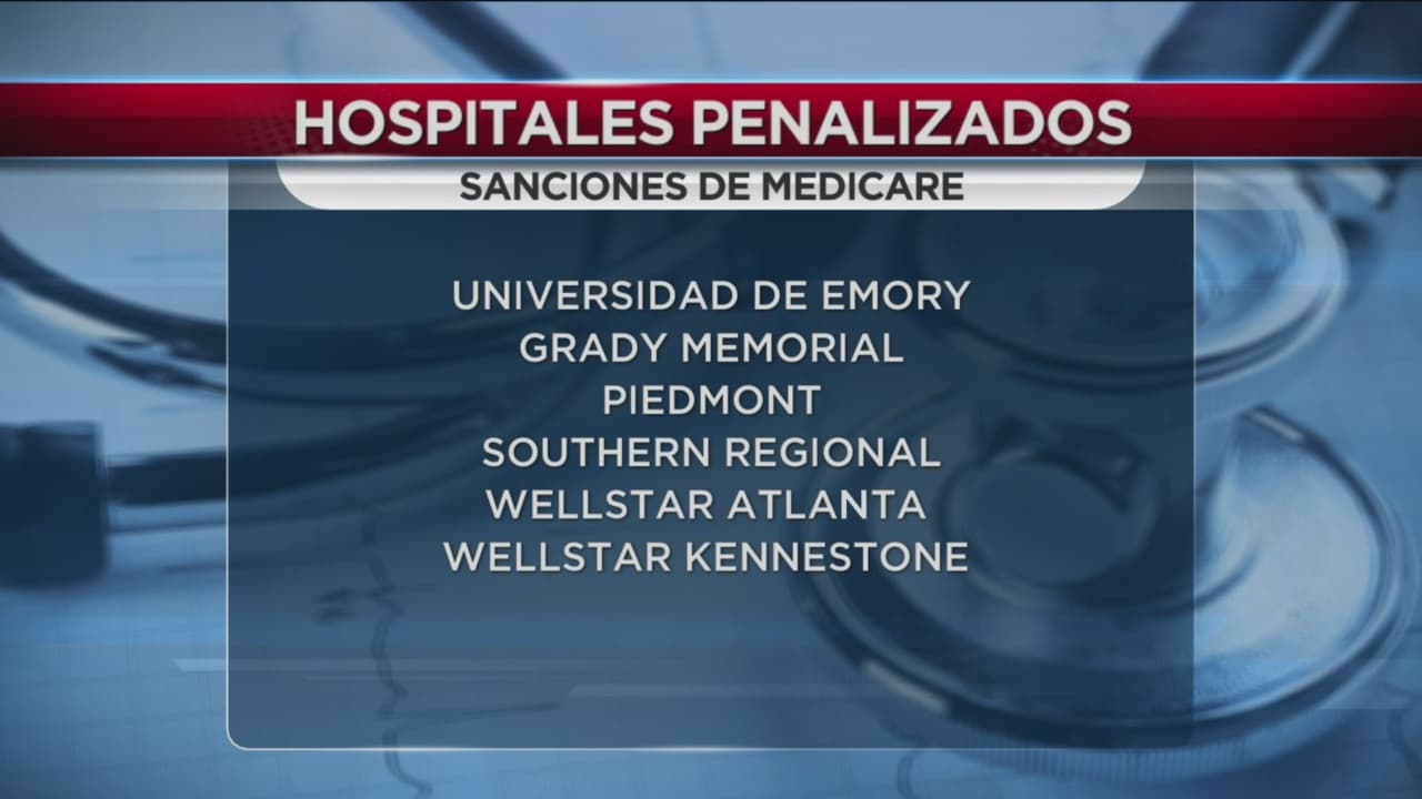 Seis hospitales son penalizados en Atlanta debido a sanciones de Medicare