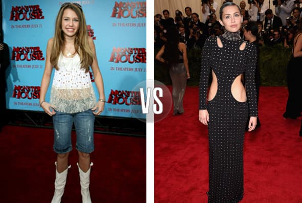 A Miley Cyrus le pasó todo lo contrario...De ser una niña buena de Disney, se convirtió en la pesadilla de los papás de sus fanáticos.