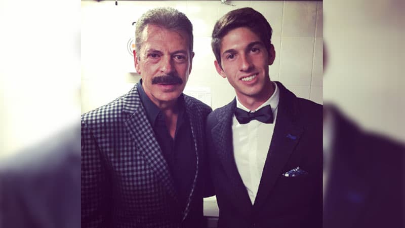 Sergio Goyri y su hijo Sherlock Goyri.