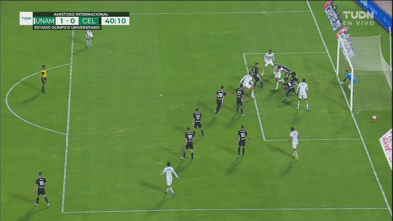 ¡No pudieron definir! Pumas deja ir el segundo gol dentro del área