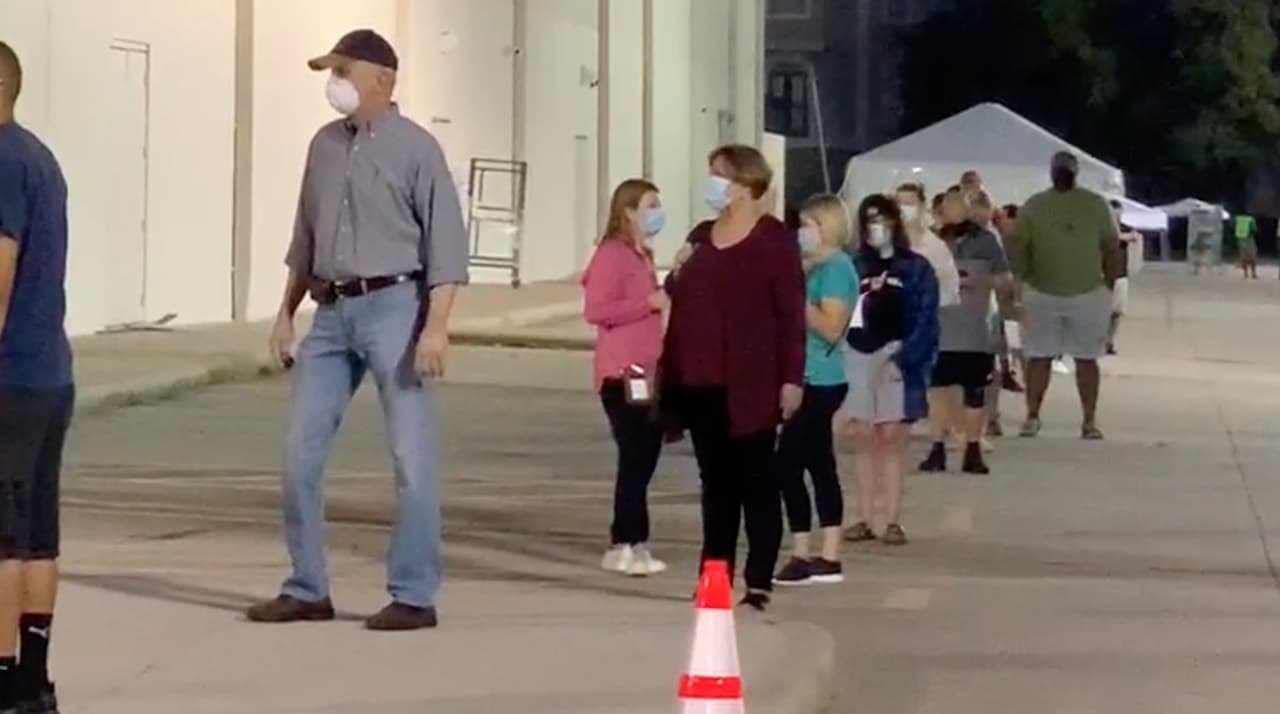 La jornada de votación temprana continuará hasta el 30 de octubre de 2020.