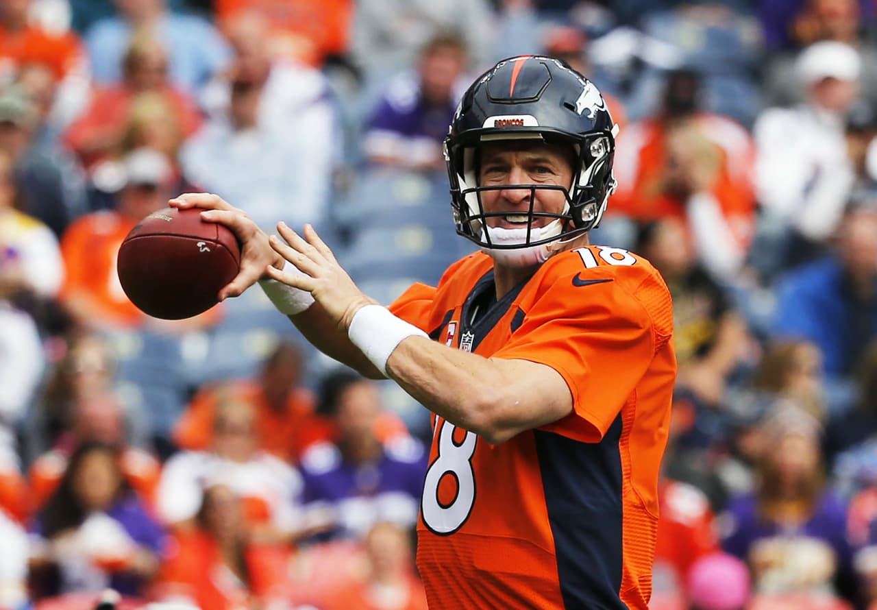 Por un lugar en la historia: Peyton Manning a dos triunfos del récord de Favre de 186