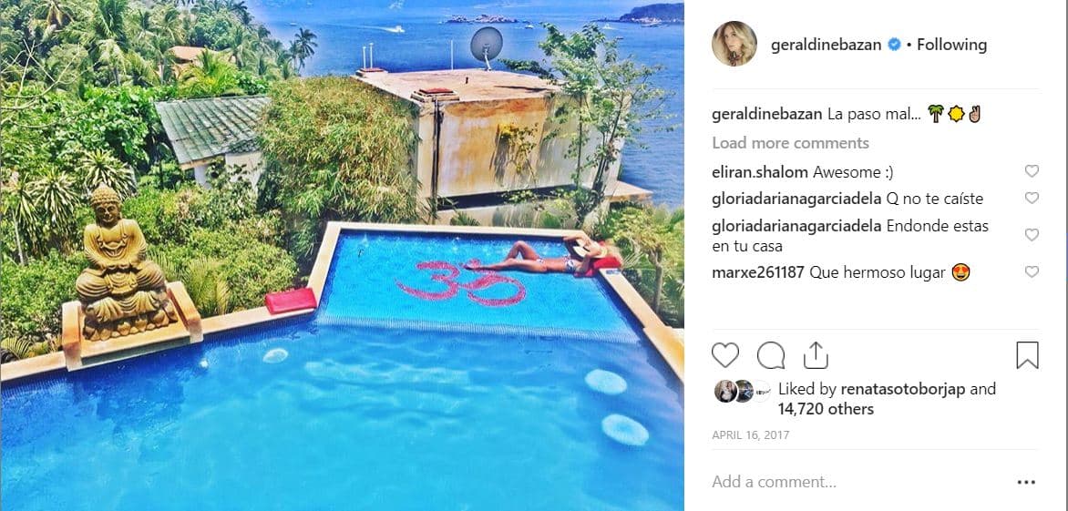 Aquella casa donde Geraldine Bazán bromeaba con “pasarla mal” es el punto de reunión de la familia Soto, pues el padre del actor vive en el famoso puerto. 
<br>