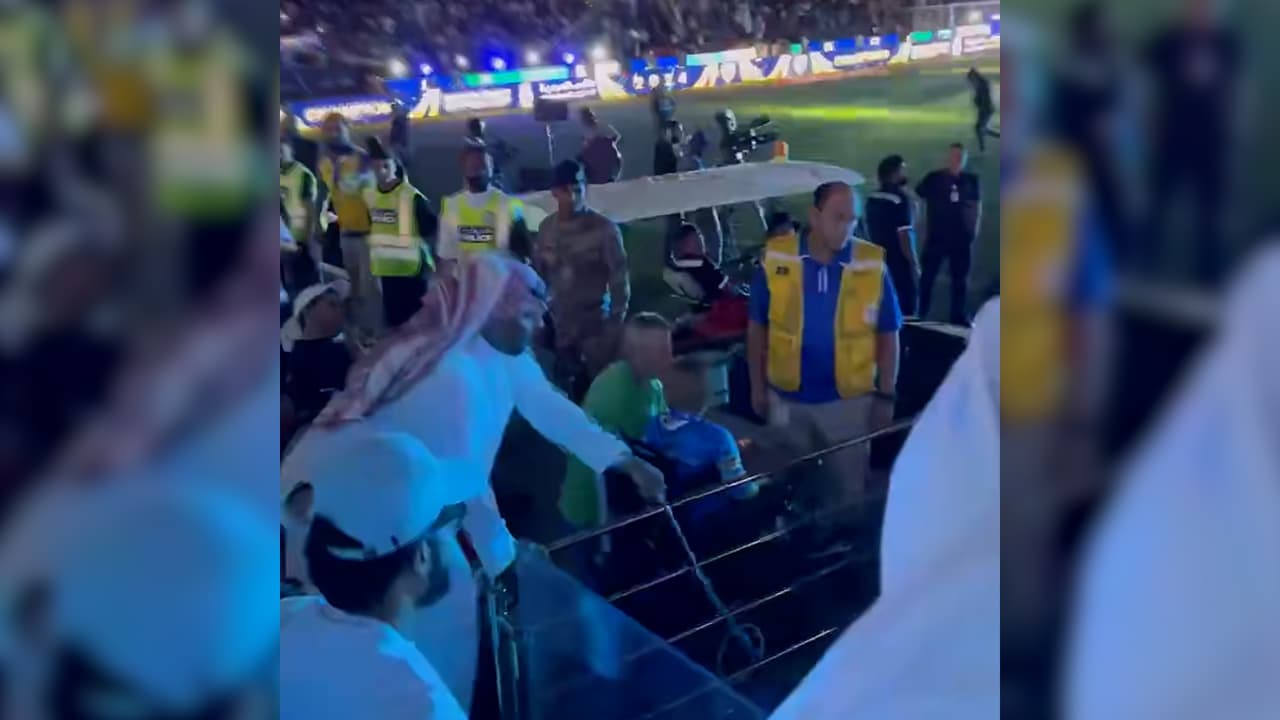 Detienen al fan que agredió con latigazos a jugador en la Supercopa de Arabia