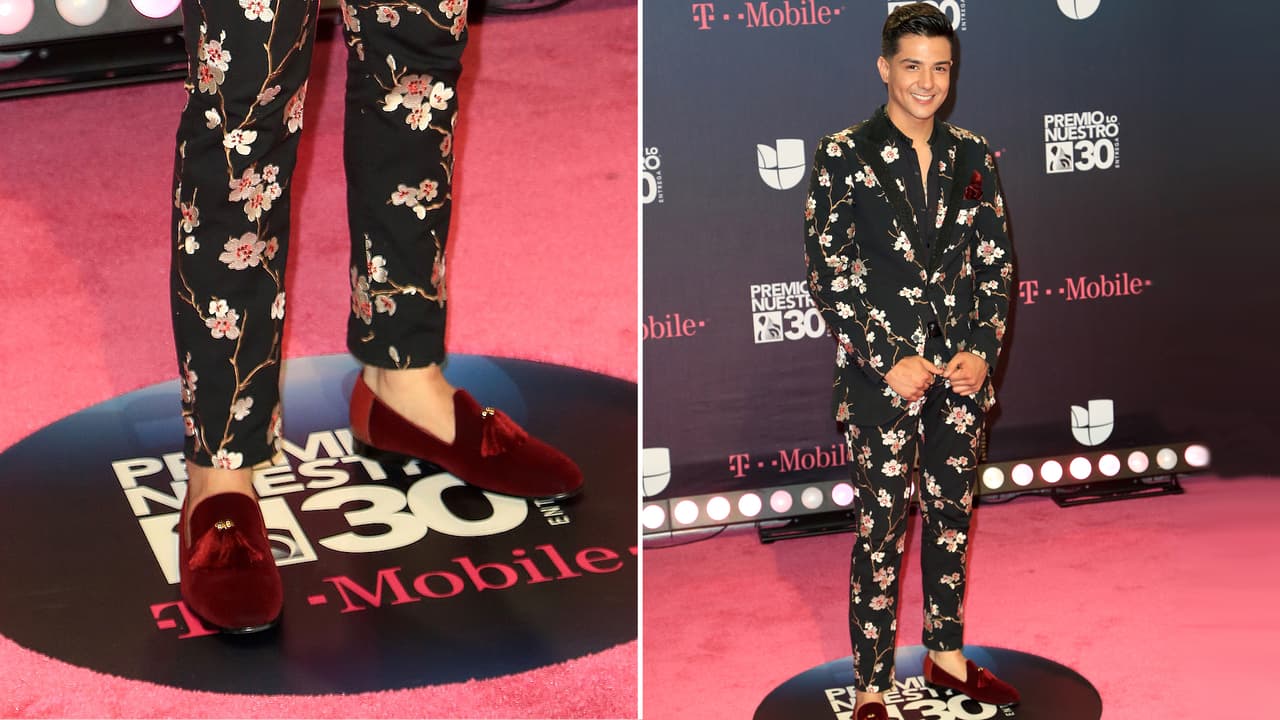 Luis Coronel también siguió esta moda.